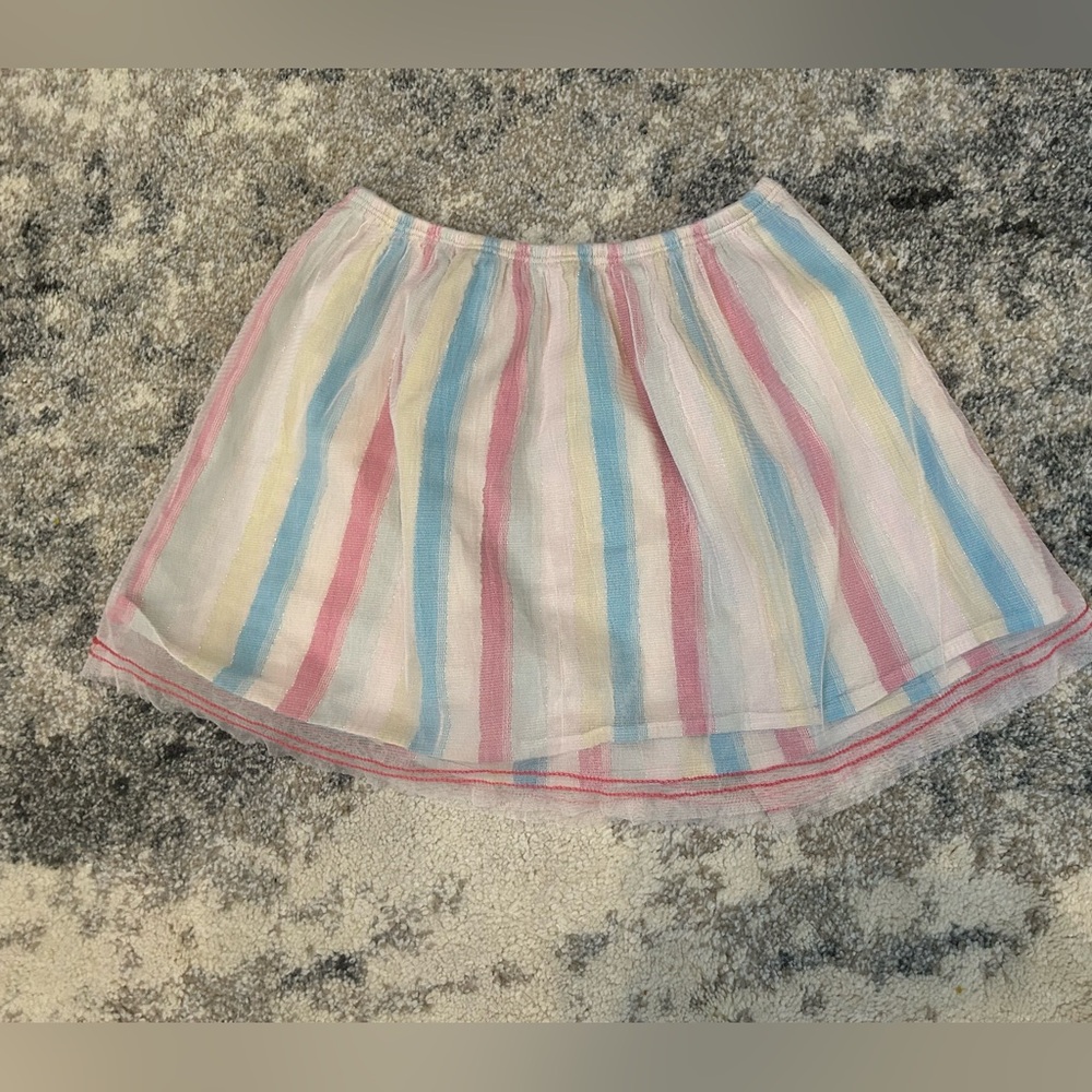 Colorful Striped girls size 5 Skirt